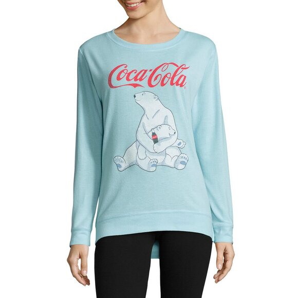 New! Coca-Cola Polar Bears Pullover Sweatshirt - Picture 1 of 3